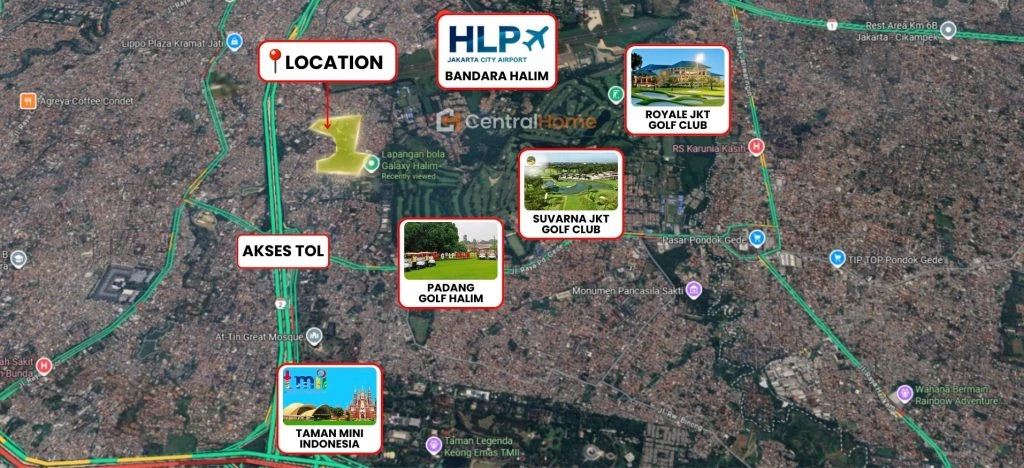 Citra Homes Halim - Lokasi Strategis Halim Perdanakusuma
